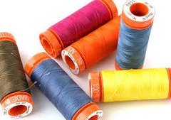 Appliqué and sewing thread thickness 50