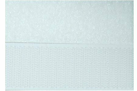Klittenband Hook &amp; Loop wit 20 mm breed