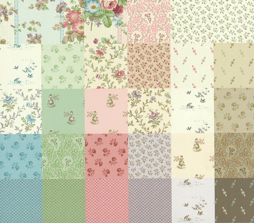 Quiltpakket Baby Box of Speelkleed Ayla Romantic