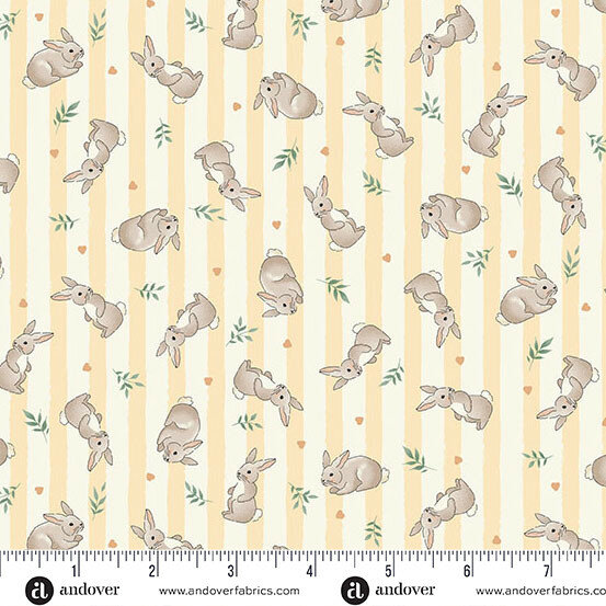 191-Y Little Ones Bunnies Yellow