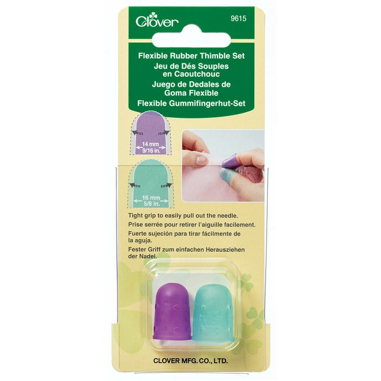 9615 Clover flexible rubber vingerhoeden set 
