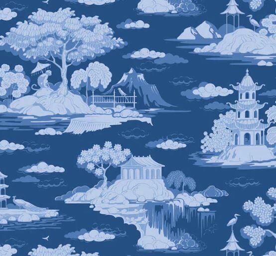 100670 Tilda Something Blue Cottonview Night