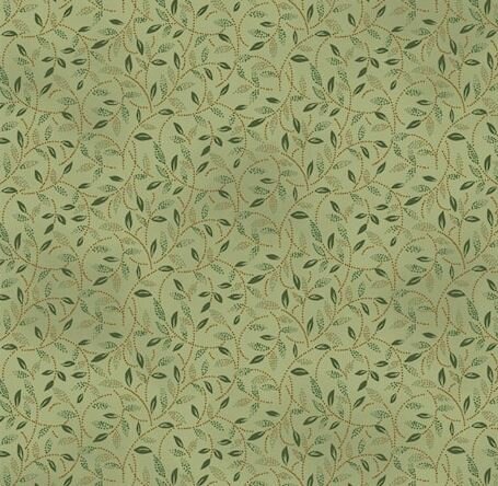 4513-023 Renaissance green leaf