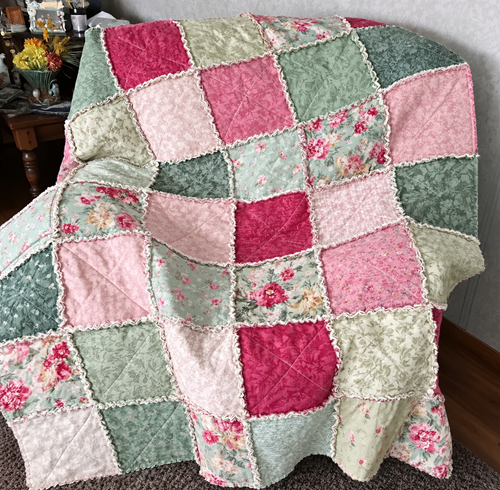 Quiltpakket Ragtime Flanellen Quilt  La Fleur