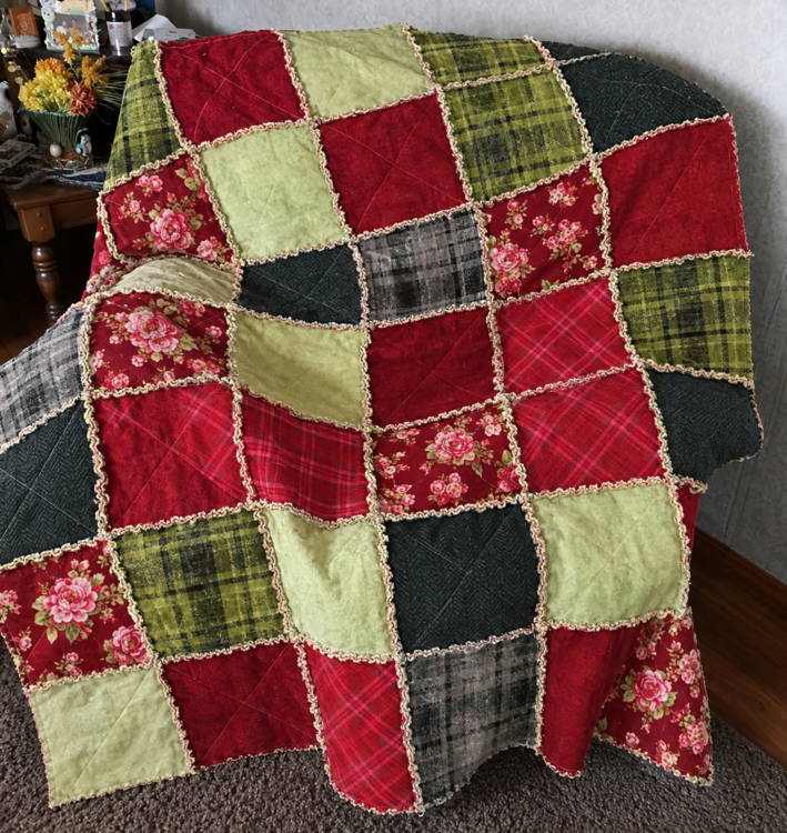 Quiltpakket Ragtime Flanellen Quilt  Le Bouquet Winter