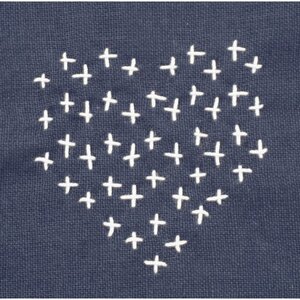 Sashiko Sjabloon Hearts