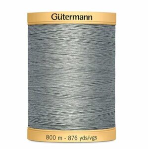 6206 dark grey Gutermann naai- en applicatie garen. GROTE KLOS