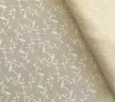 4517-024 Neutral Notes birds and flowers ecru op heel licht beige 