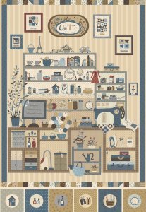 American Country Sewing Room Panel