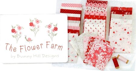 3010MC Mini Charmpack The Flower Farm Rose by Bunny Hill Designs