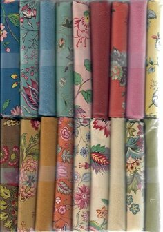 Quiltpakket H Love &amp; Hope Sampler Dutch Heritage prints op cremewit