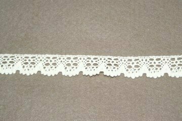 Lace cotton ecru 1.5 cm