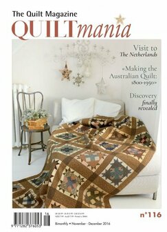 Quiltmania no.116 nov/dec 2016