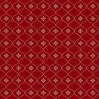 160202 Vintage Wallpaper Ruby Red