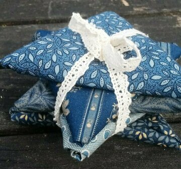 Fabric star blue