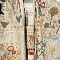 Quilt package Dancing Chickens &amp; Flying Pigs