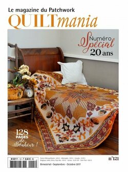 Quiltmania Nr. 121 Sept-Okt 2017