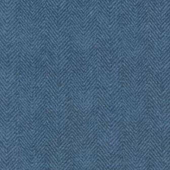 F1841-B3 Herringbone medium blue