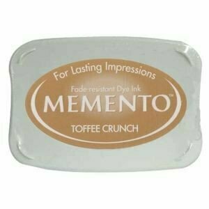 Stempelkussen Memento Toffee Crunch Lichtbruin