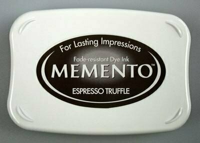 Stempelkussen Memento Espresso Truffle of Rich Cocoa Donkerbruin