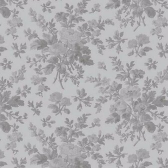 42462-2 Grey 108 Quilt Back Floral Bouquet Windham 