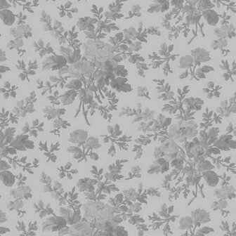 42462-2 Gray 108 Quilt Back Floral Bouquet Windham