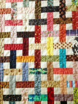 Starter-Kit Kett- und Schussquilt Mehrfarbig