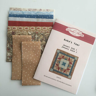 AYTOT Anke&#039;s Year Total package 13 miniquilts or 1 big quilt