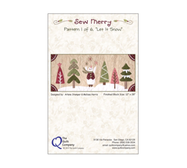 Total Quilt Kit Sew Merry Red