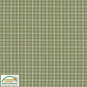 2750-834 Nordso diamond medium green ecru 166 cm wide