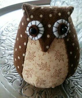 Owl pincushion pattern