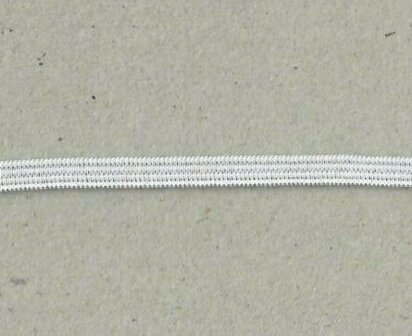 White Flat and soft elastic 5 mm for Face Masks