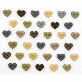 DIU-8321 Vintage Linen knoopjes 