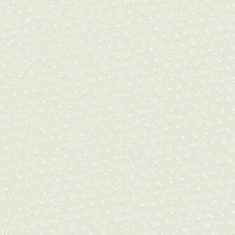 313-017 muslin prints ECRU met print mini bloempje