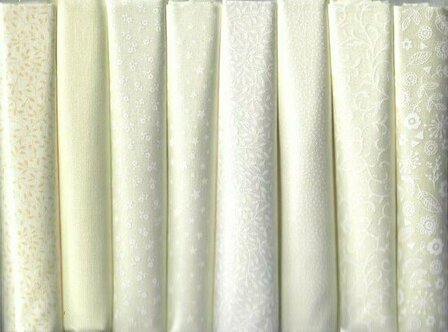Fabric package D Love &amp; Hope Sampler Quilt Green/cream white