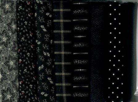 8Fat8 Pack black fabrics various