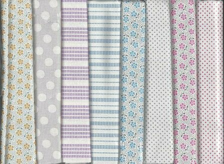 8Fat8 Pack Tilda soft tones fabrics