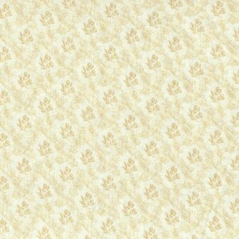 313-043 Classic Tone on Tone beige flower bouquet on ecru