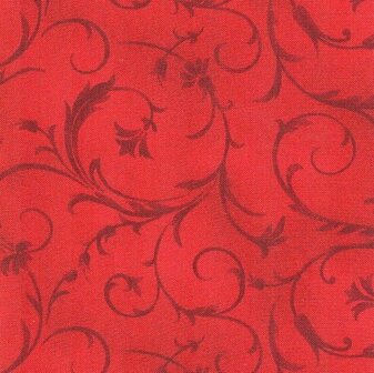 MASQB100-R Sch&ouml;ne R&uuml;ckseite rot mit Girlanden 275 cm breit