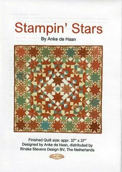 Patroon Stampin stars  van Anke de Haan en stempelsets