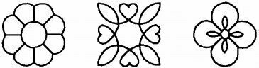 Quilt sjabloon W-1334 3 inch / Blocks 