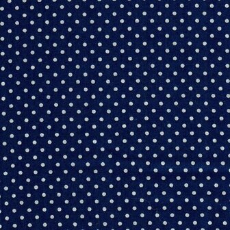830-B9 royal blue dots