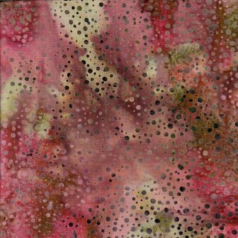 3019-183 Batik Punkt rosa braun