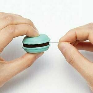 Macaron Nadelspitzer Kleefarbe Mintgr&uuml;n