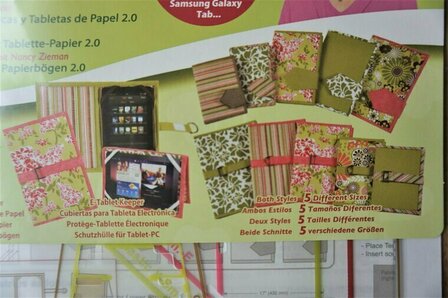 9577 Clover Trace n Create templates E-Tablet en Paper tablet keepers