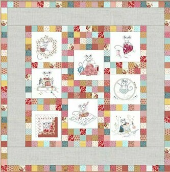 BVM The Mice Sewing Room Quilt