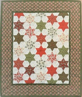 Mini Quilt Weihnachtssterne