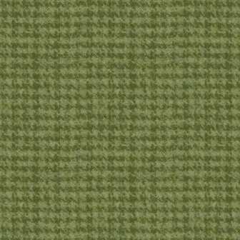 F18503-G3 green small check flannel