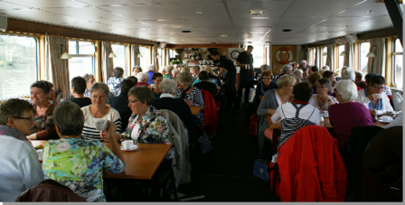 Quilt rondvaart op de Linge vrijdag 21 april 2023 VOORJAAR 