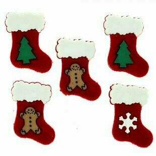 1185 christmas stockings knoopjes 